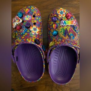 Lisa Frank crocs (m-4/w-6)